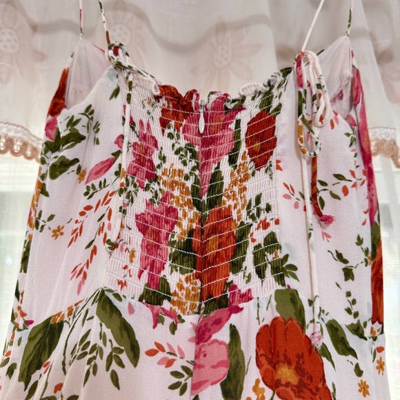 reformation juliette dress in tropique - Picture 7 of 9